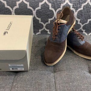 Lacoste Brown Suede and Blue Leather Shoes 11